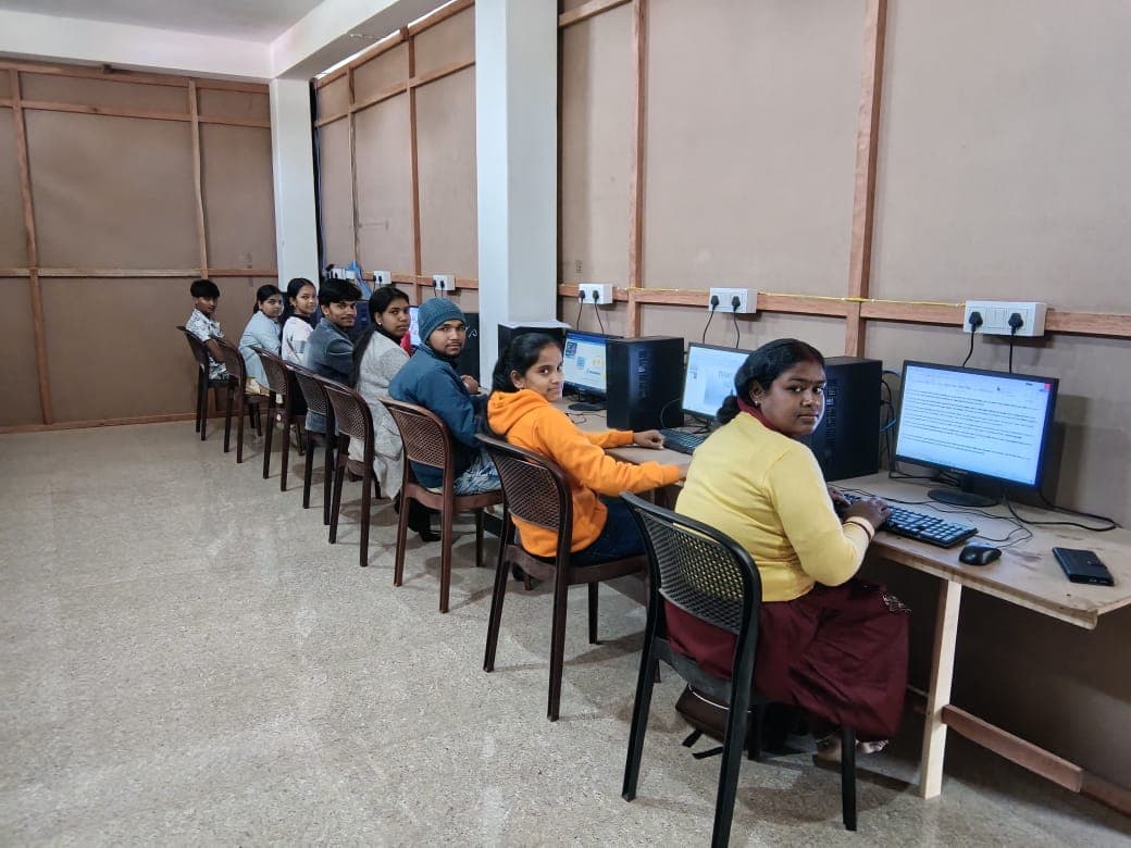 Computer lab classroom at Shivshakti Academy